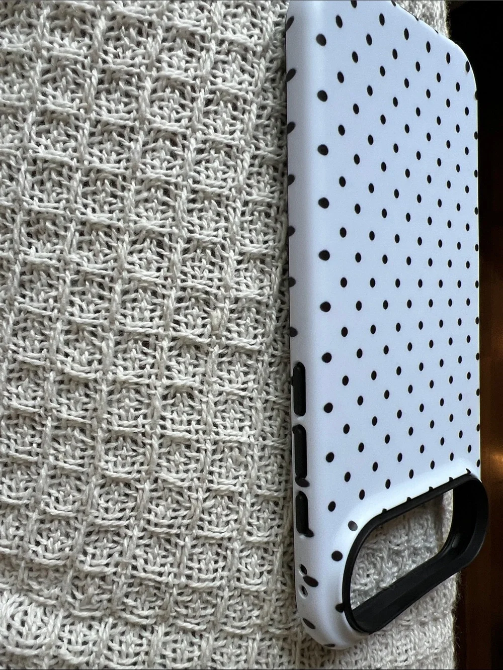 White Polka Dot Protective Apple iPhone Air Case